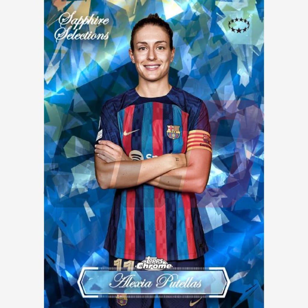 Topps Chrome Uefa Womens Champions League: Sapphire Edition Hobby Box