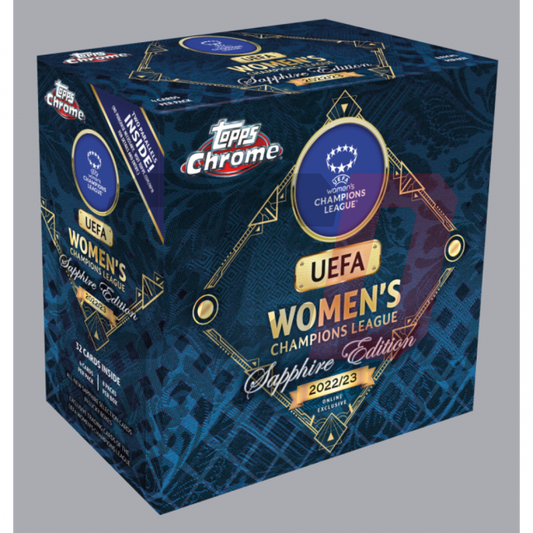 Topps Chrome Uefa Womens Champions League: Sapphire Edition Hobby Box