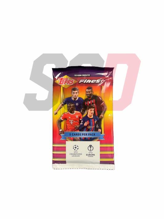 Topps Finest Flashbacks Uefa Club Competitions 2022-23 Pack Hobby Box