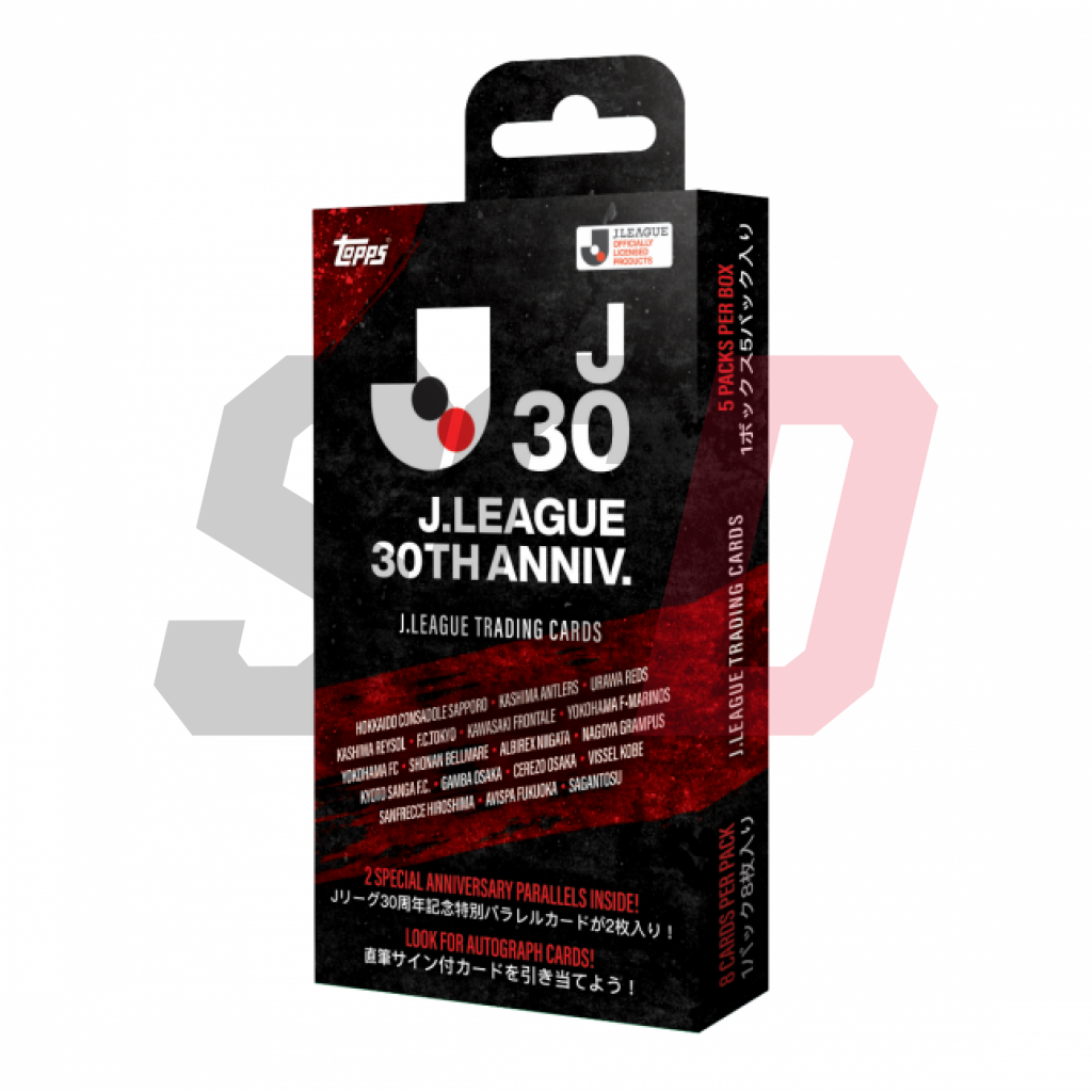 Topps J-League 30Th Anniversary Trading Cards Hobby Box