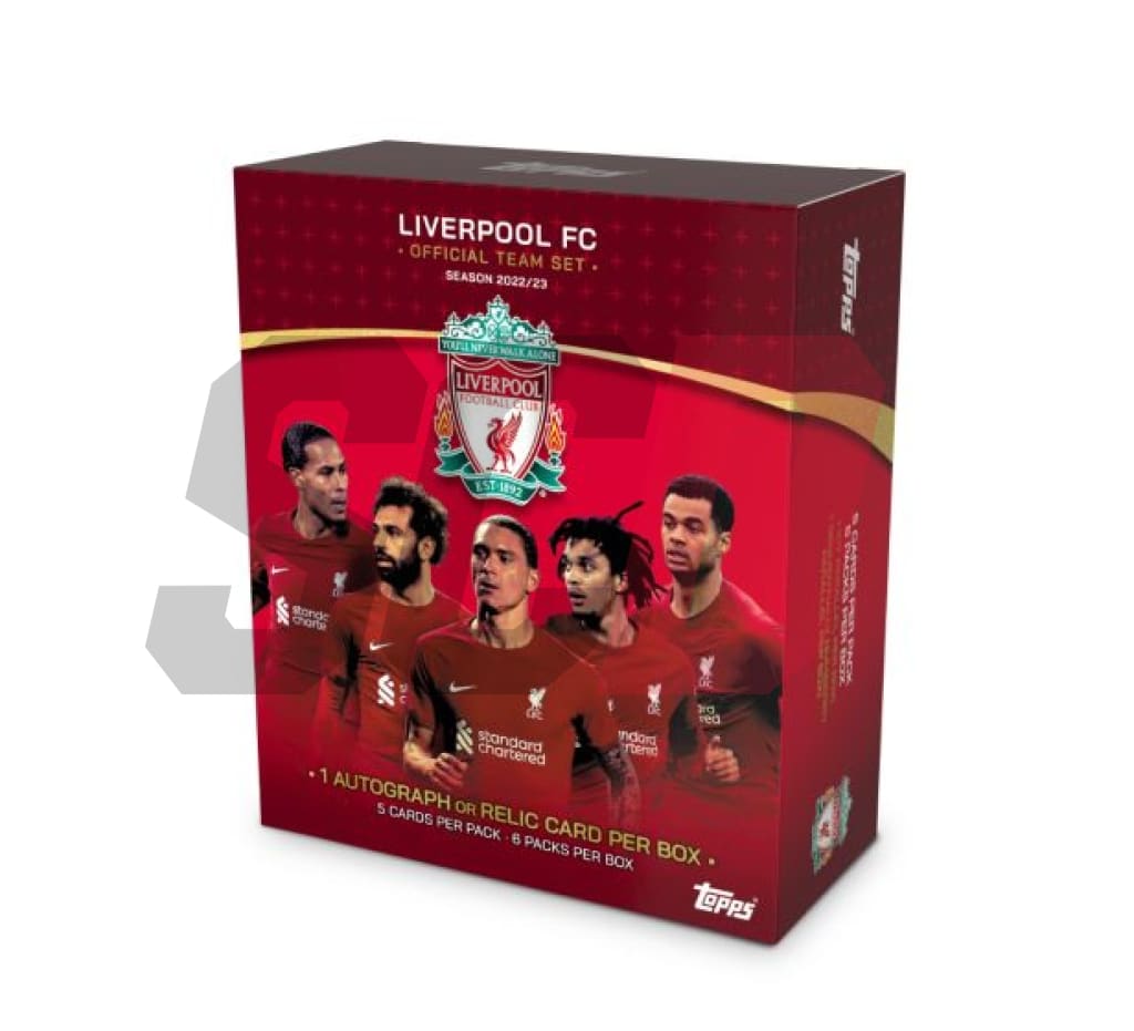 Topps Liverpool Fc Official Team Set 22/23 Hobby Box