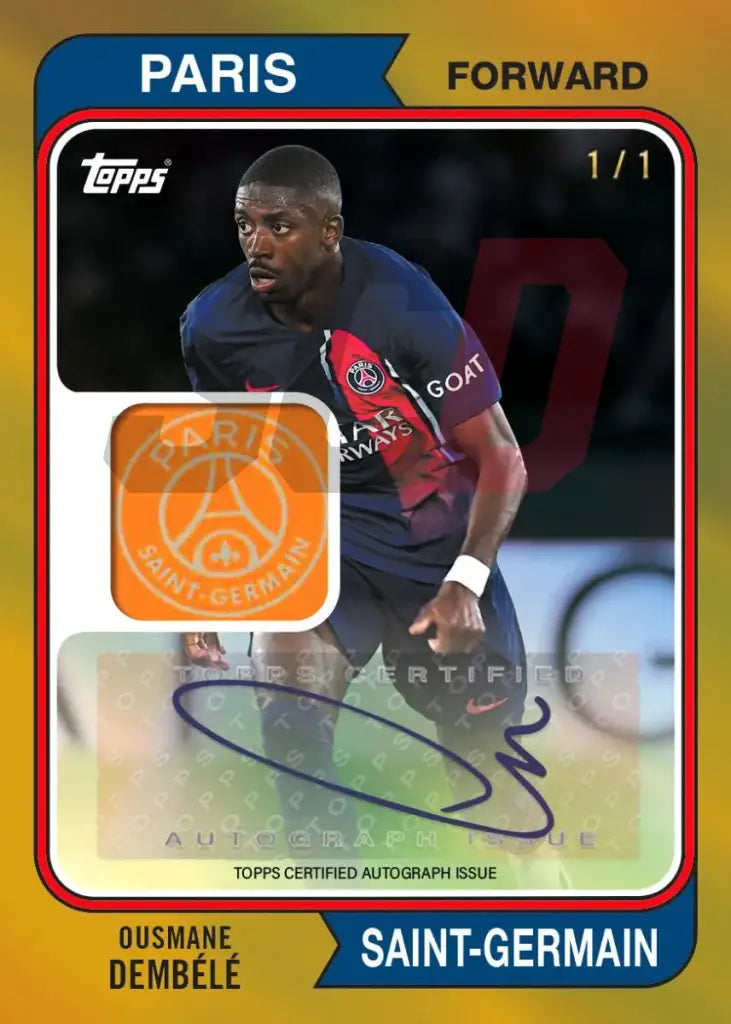 Topps Paris Saint-Germain 2023/24 Team Set Football