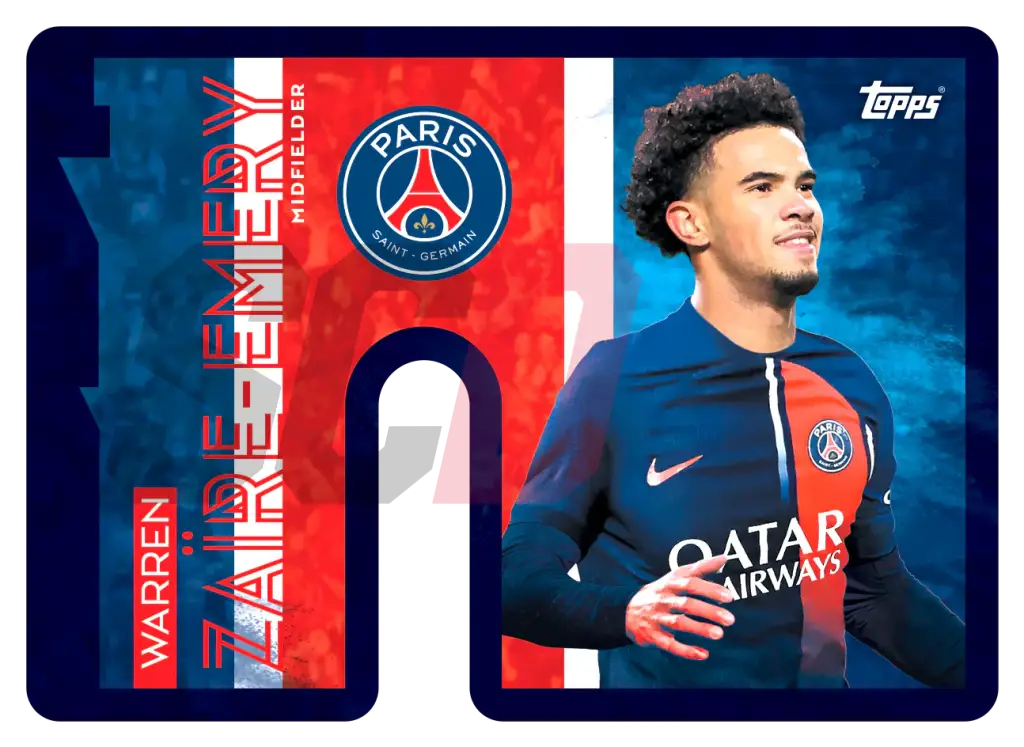 Topps Paris Saint-Germain 2023/24 Team Set Football