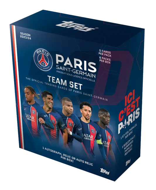 Topps Paris Saint-Germain 2023/24 Team Set Football
