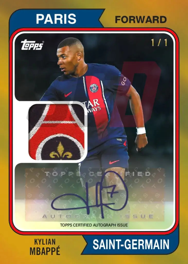 Topps Paris Saint-Germain 2023/24 Team Set Football