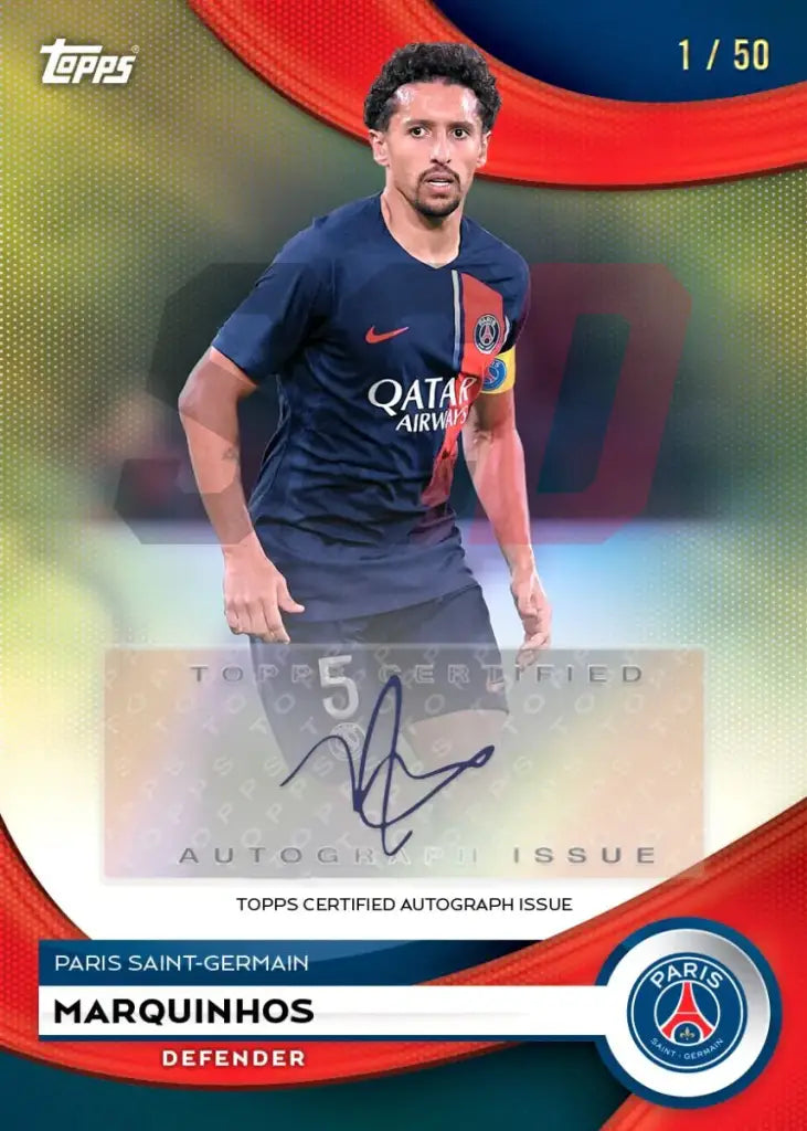 Topps Paris Saint-Germain 2023/24 Team Set Football