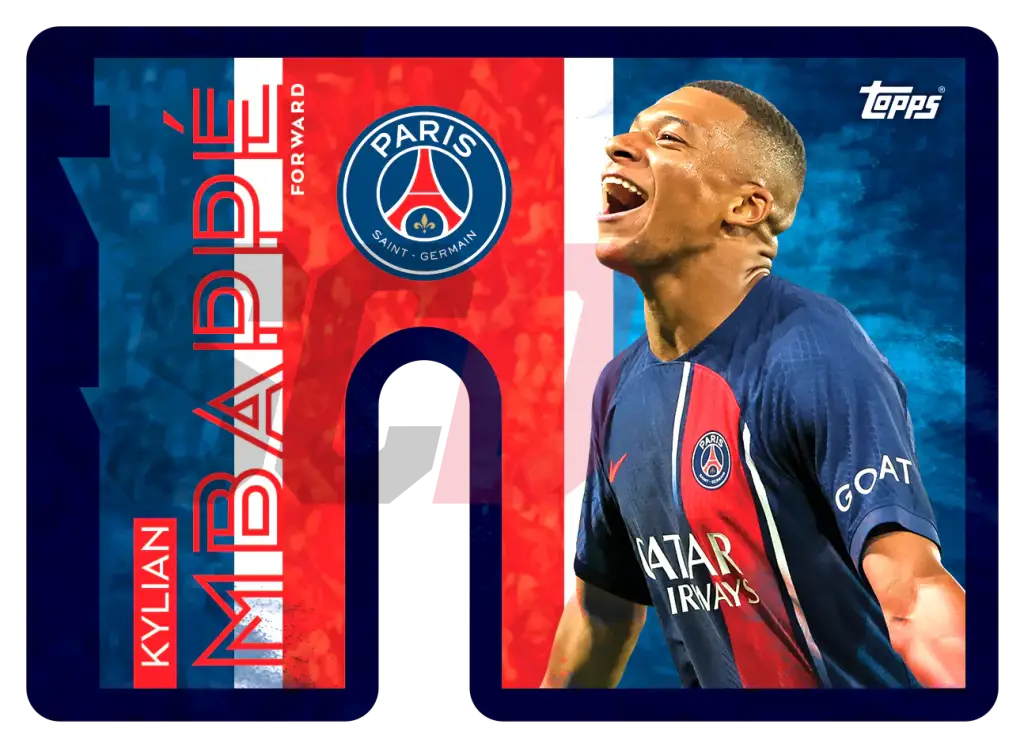 Topps Paris Saint-Germain 2023/24 Team Set Football