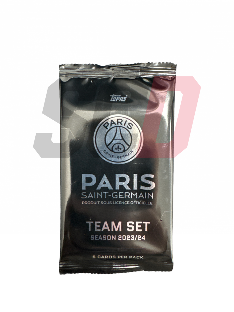 Topps Paris Saint-Germain Team Set 2023/24 Pack Football