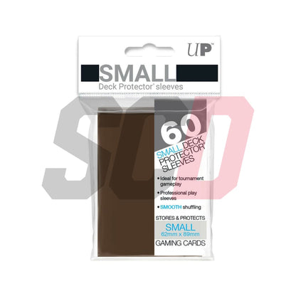 Ultra Pro Matte Deck Protective Sleeves Small 62Mm X 89Mm Brown