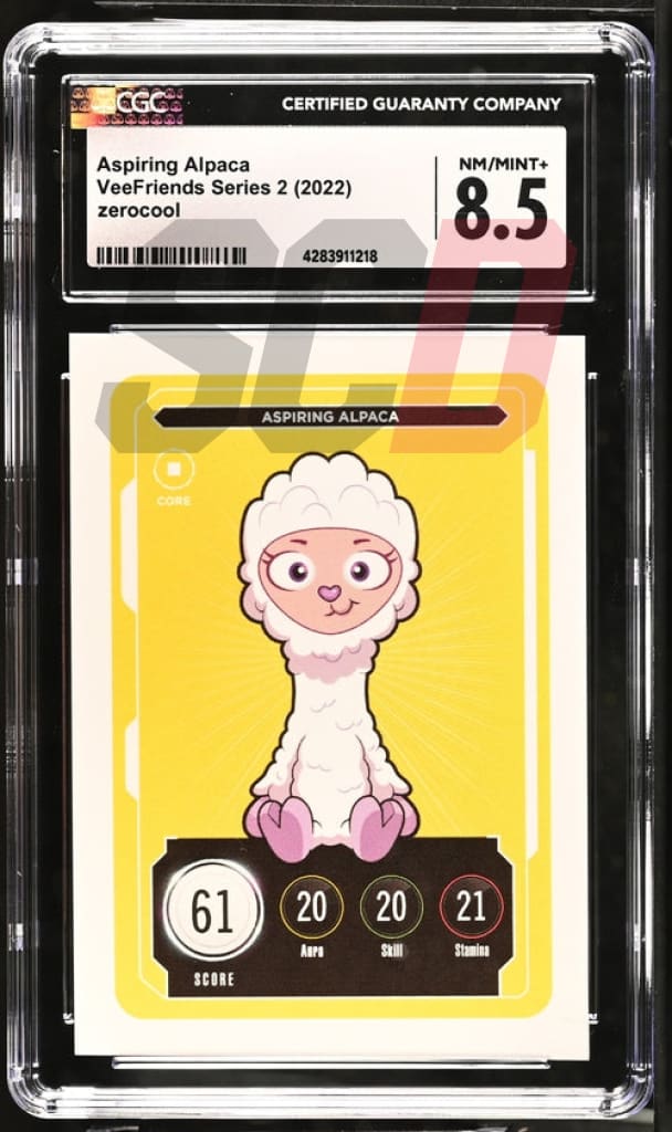 Veefriends Aspiring Alpaca Zerocool Series 2 2022 Cgc8.5 Veefriends Slabs