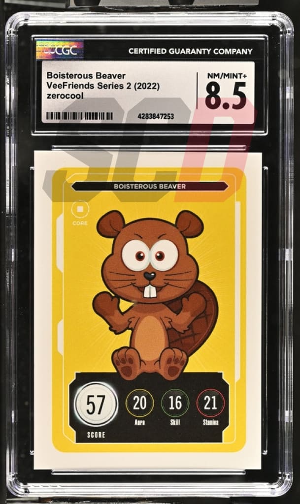 Veefriends Boisterous Beaver Zerocool Series 2 2022 Cgc8.5