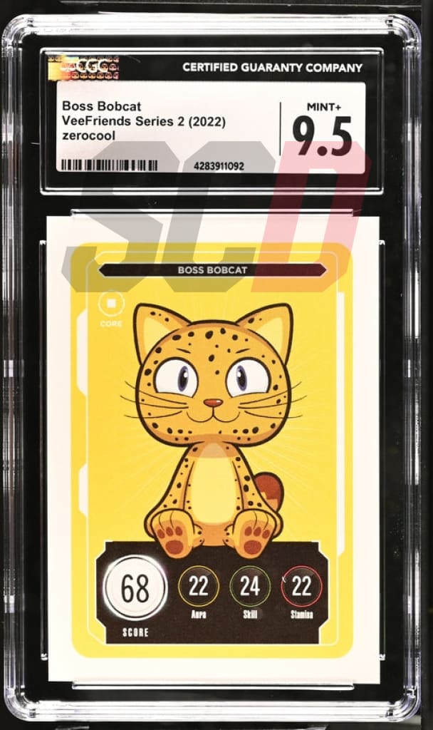 Veefriends Boss Bobcat Zerocool Series 2 2022 Cgc9.5 Veefriends Slabs