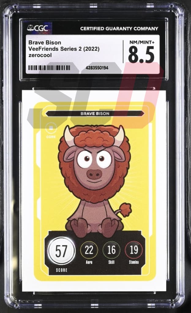 Veefriends Brave Bison Zerocool Series 2 2022 Cgc8.5