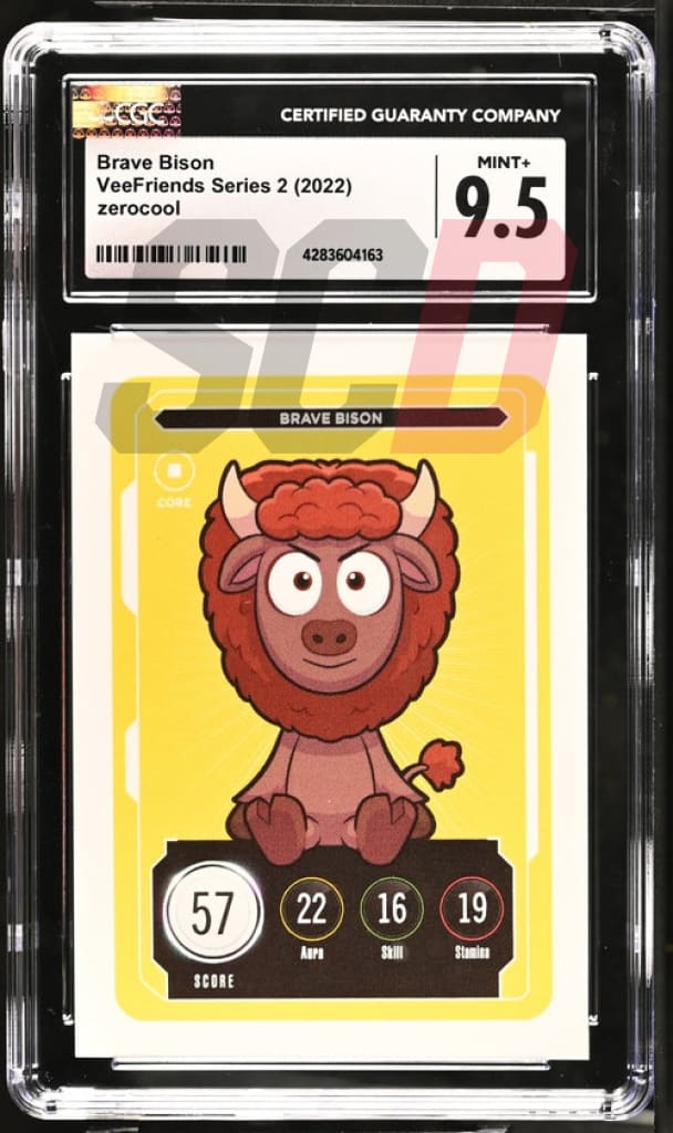 Veefriends Brave Bison Zerocool Series 2 2022 Cgc9.5 Veefriends Slabs