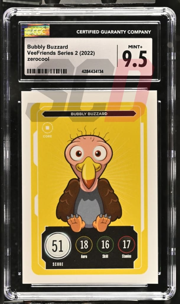 Veefriends Bubbly Buzzard Zerocool Series 2 2022 Cgc9.5 Veefriends Slabs