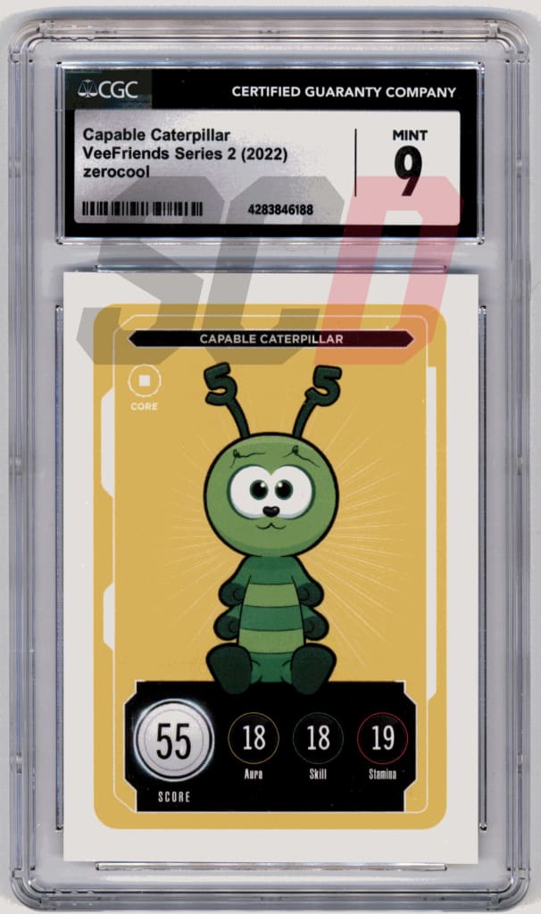 Veefriends Capable Caterpillar Zerocool Series 2 2022 Cgc9 Veefriends Slabs