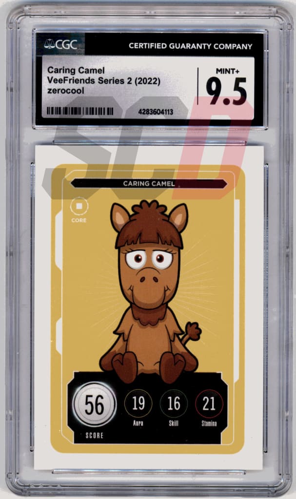 Veefriends Caring Camal Zerocool Series 2 2022 Cgc9.5 Veefriends Slabs