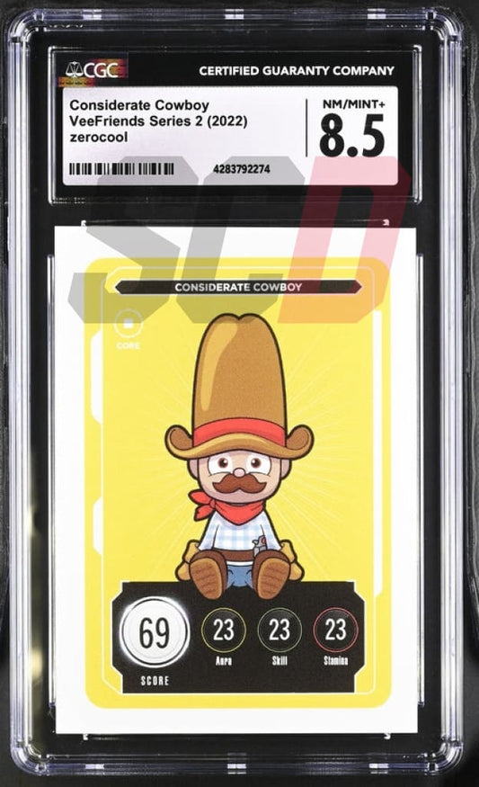 Veefriends Considerate Cowboy Zerocool Series 2 2022 Cgc8.5