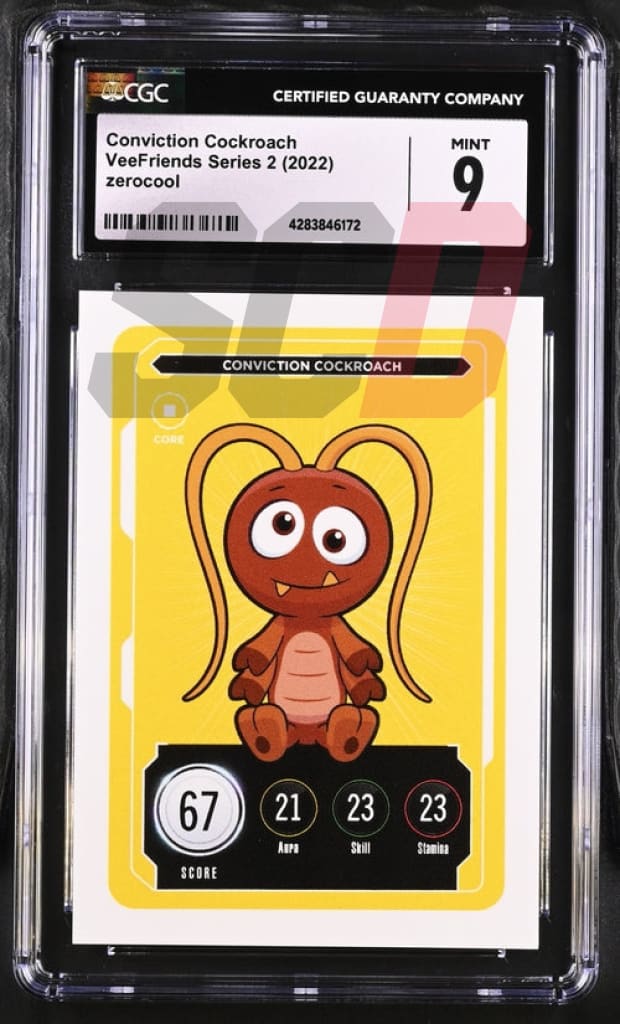 Veefriends Conviction Cockroach Zerocool Series 2 2022 Cgc9 Veefriends Slabs