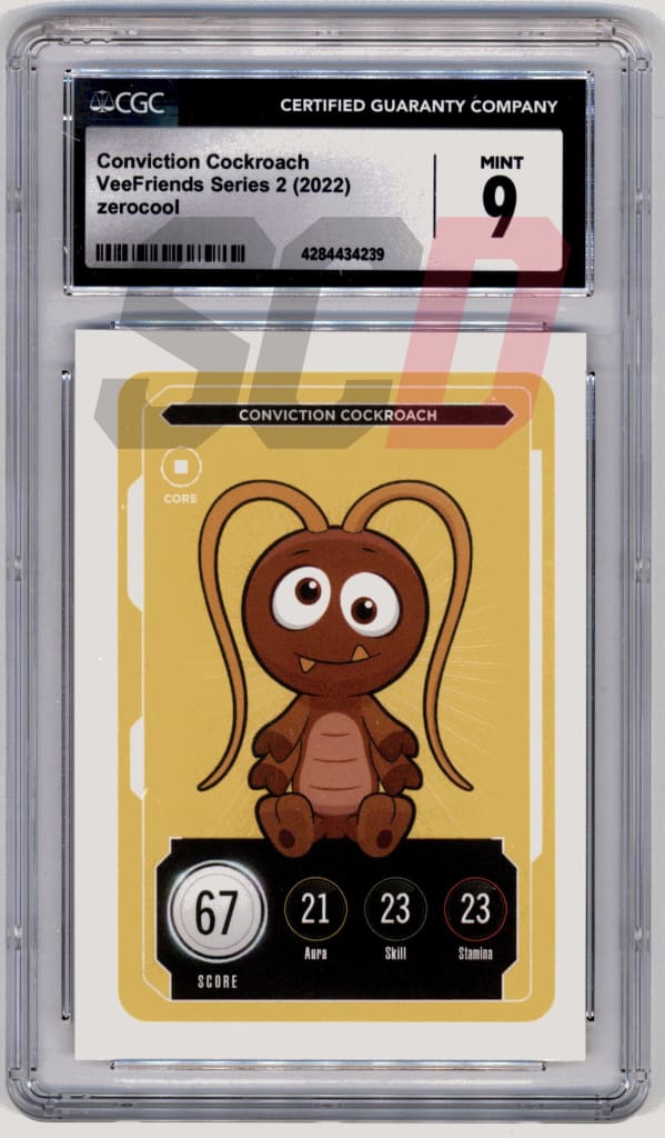 Veefriends Conviction Cockroach Zerocool Series 2 2022 Cgc9 Veefriends Slabs