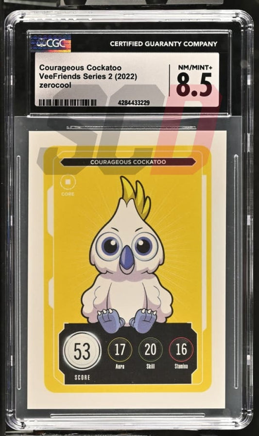 Veefriends Courageous Cockatoo Zerocool Series 2 2022 Cgc8.5