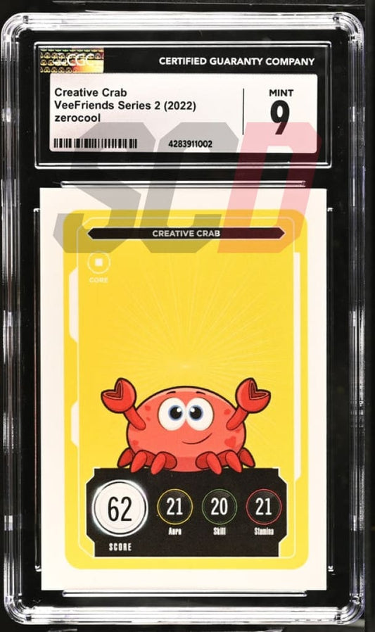 Veefriends Creative Crab Zerocool Series 2 2022 Cgc9 Veefriends Slabs