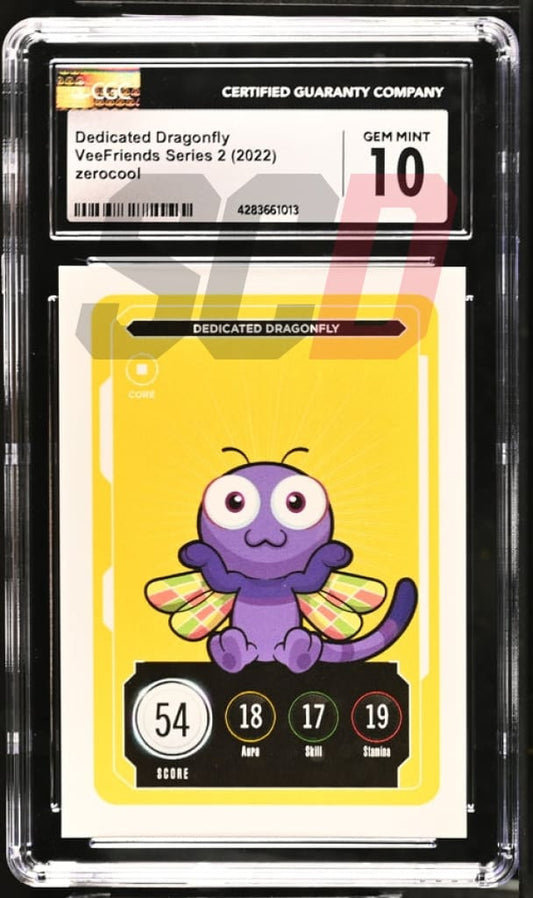 Veefriends Dedicated Dragonfly Zerocool Series 2 2022 Cgc10