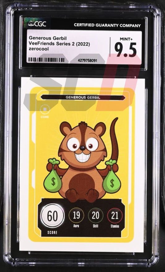 Veefriends Generous Gerbil Zerocool Series 2 2022 Cgc9.5