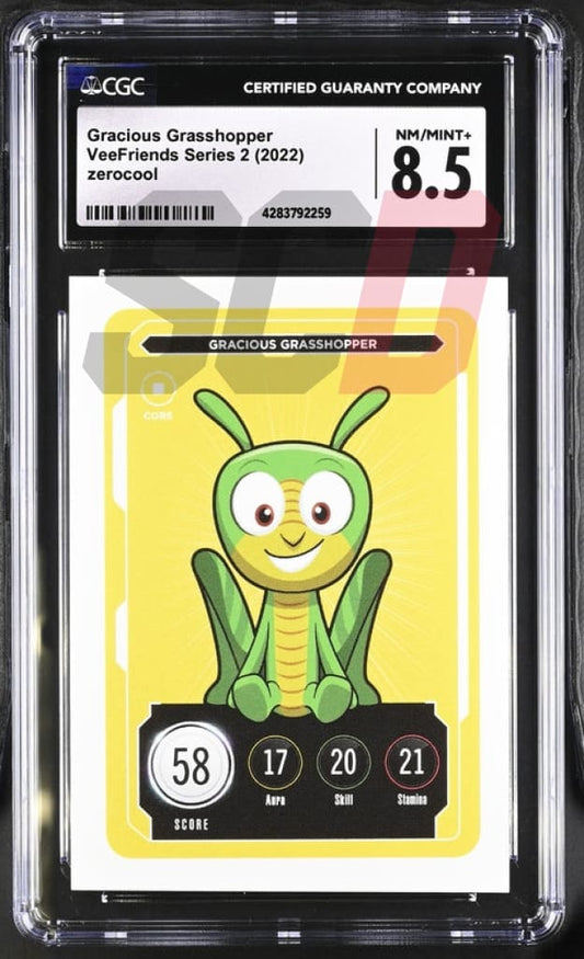 Veefriends Gracious Grasshopper Zerocool Series 2 2022 Cgc8.5