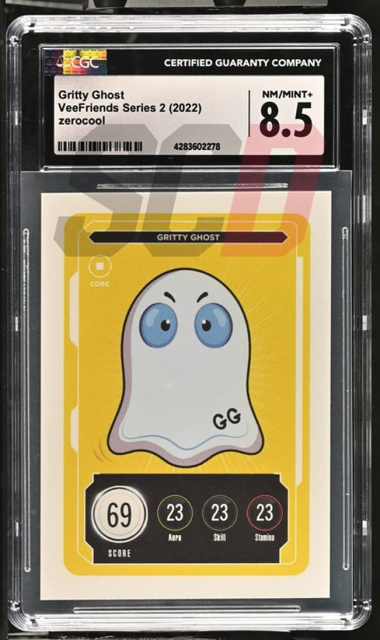 Veefriends Gritty Ghost Zerocool Series 2 2022 Cgc8.5