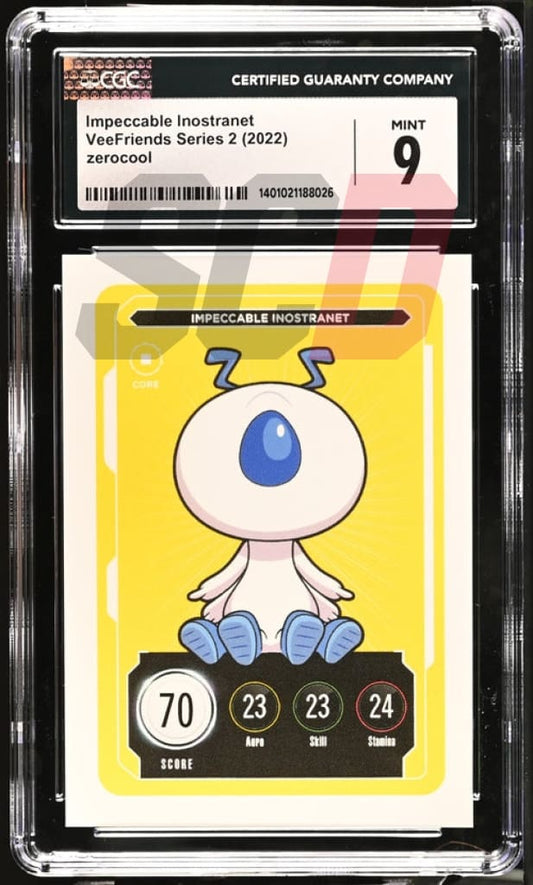 Veefriends Impeccable Inostranet Zerocool Series 2 2022 Cgc9 Veefriends Slabs