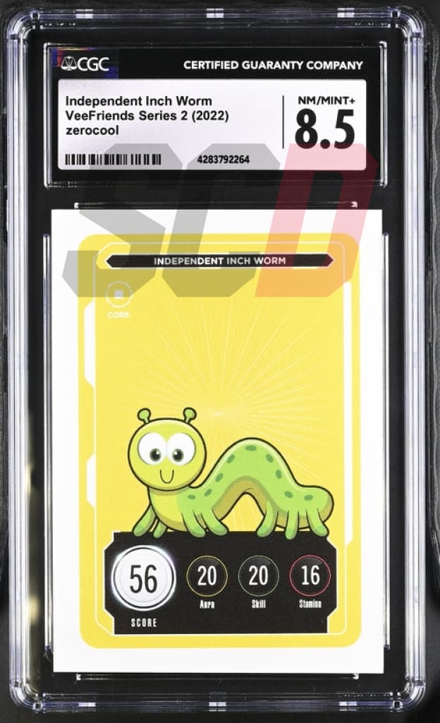 Veefriends Independent Inch Worm Zerocool Series 2 2022 Cgc8.5