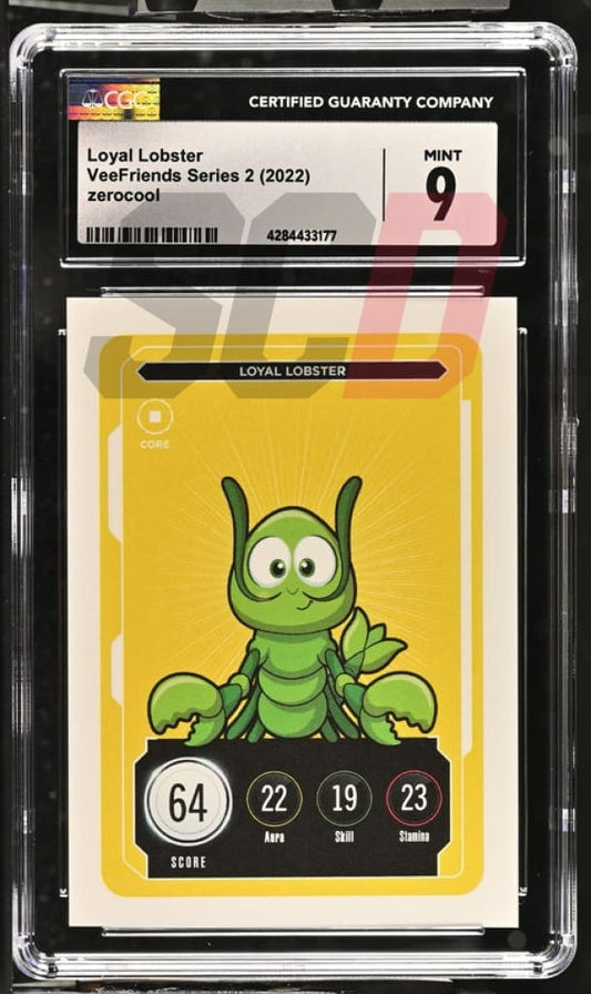 Veefriends Loyal Lobster Zerocool Series 2 2022 Cgc9 Veefriends Slabs