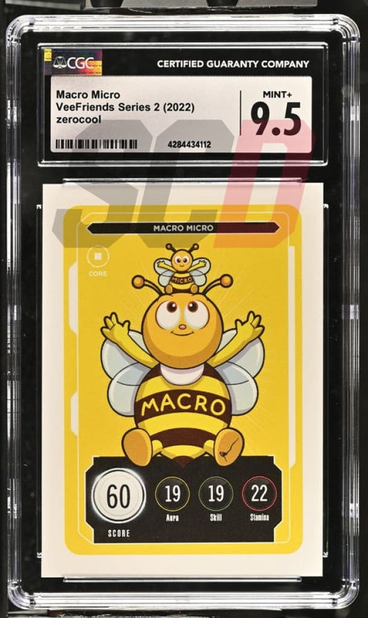 Veefriends Macro Micro Zerocool Series 2 2022 Cgc9.5 Veefriends Slabs