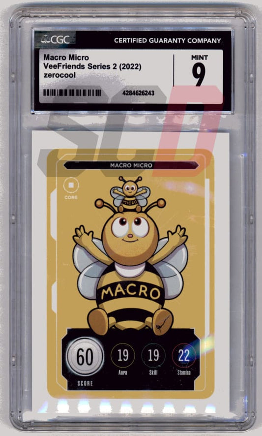 Veefriends Macro Micro Zerocool Series 2 2022 Cgc9 Veefriends Slabs