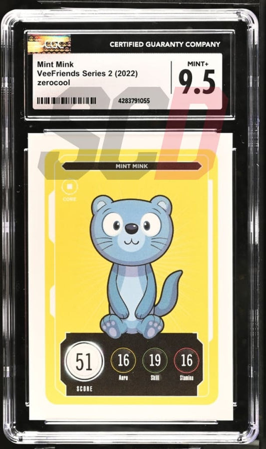 Veefriends Mint Mink Zerocool Series 2 2022 Cgc9.5 Veefriends Slabs