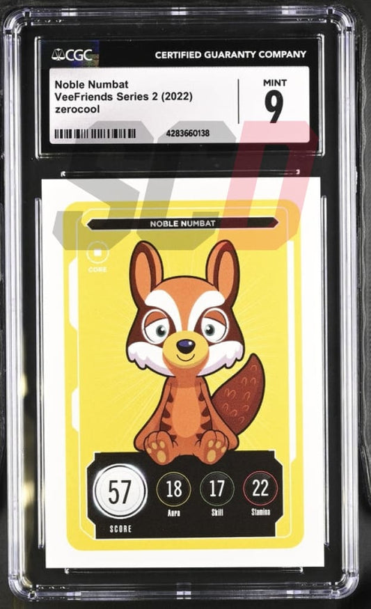 Veefriends Noble Numbat Zerocool Series 2 2022 Cgc9 Veefriends Slabs