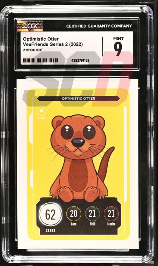 Veefriends Optimistic Otter Zerocool Series 2 2022 Cgc9 Veefriends Slabs