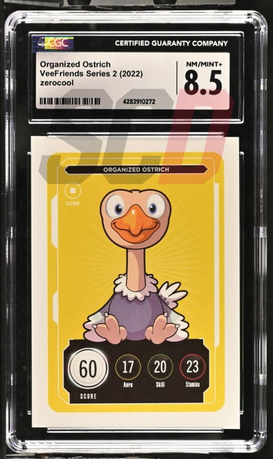 Veefriends Organized Ostrich Zerocool Series 2 2022 Cgc8.5