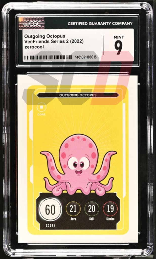 Veefriends Outgoing Octopus Zerocool Series 2 2022 Cgc9