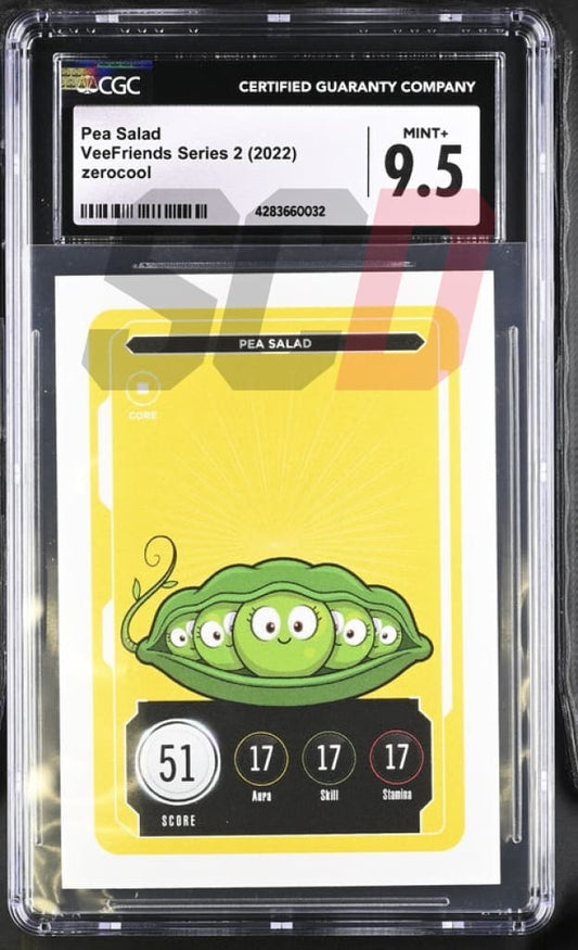 Veefriends Pea Salad Zerocool Series 2 2022 Cgc9.5 Veefriends Slabs