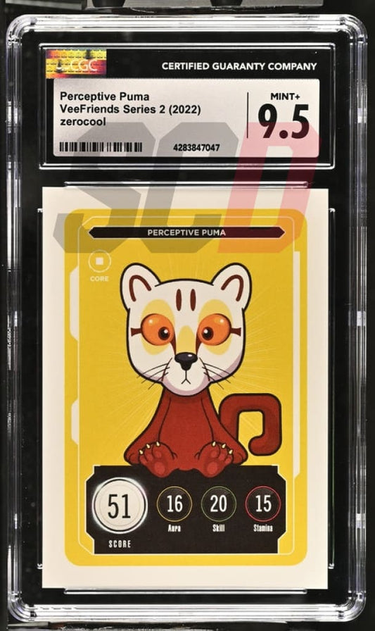 Veefriends Perceptive Puma Zerocool Series 2 2022 Cgc9.5 Veefriends Slabs