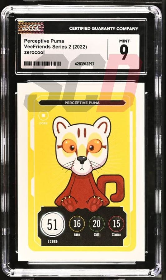 Veefriends Perceptive Puma Zerocool Series 2 2022 Cgc9 Veefriends Slabs