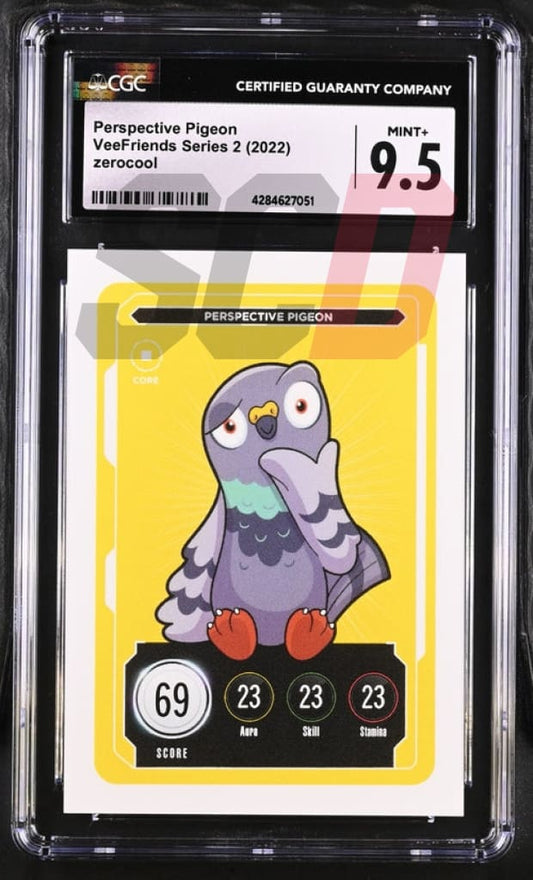 Veefriends Perspective Pigeon Zerocool Series 2 2022 Cgc9.5 Veefriends Slabs