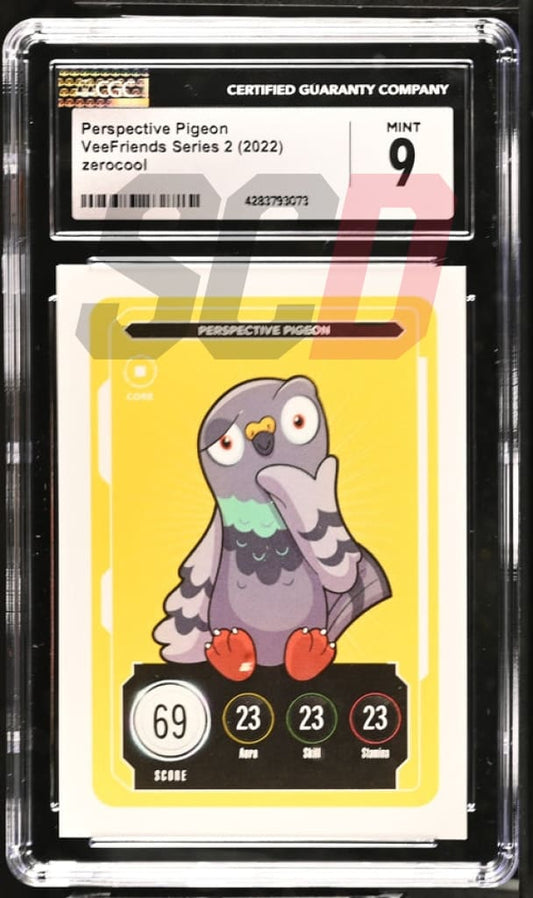 Veefriends Perspective Pigeon Zerocool Series 2 2022 Cgc9