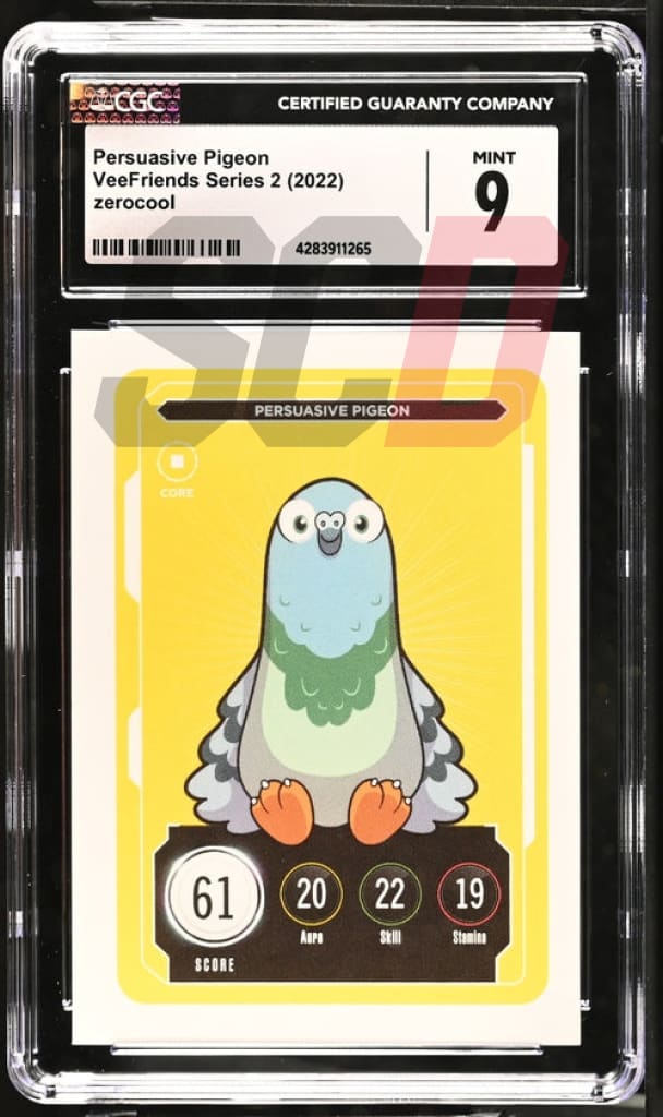 Veefriends Persuasive Pigeon Zerocool Series 2 2022 Cgc9 Veefriends Slabs