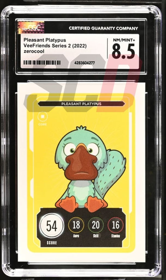 Veefriends Pleasant Platypus Zerocool Series 2 2022 Cgc8.5