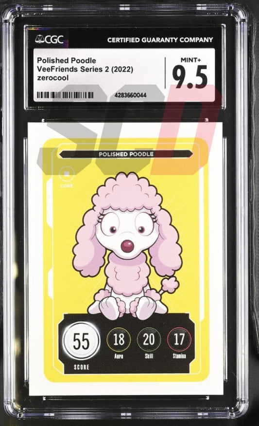 Veefriends Polished Poodle Zerocool Series 2 2022 Cgc9.5 Veefriends Slabs