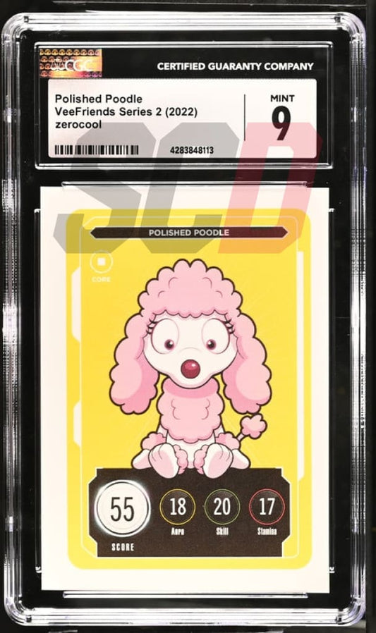 Veefriends Polished Poodle Zerocool Series 2 2022 Cgc9