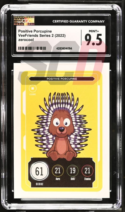 Veefriends Positive Porcupine Zerocool Series 2 2022 Cgc9.5 Veefriends Slabs